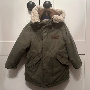 Zara double layer convertible jacket. 3-4